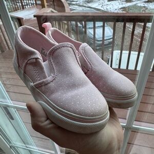 VANS toddler size 9 - Pink Slip-On Shoes